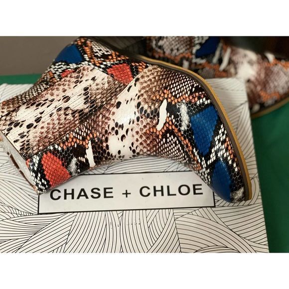 Chase + Chloe Lolo-1 Western ankle boots size 6.5 - Picture 1 of 11